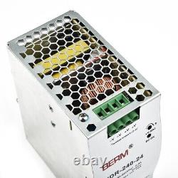 10 Amp Din Rail Switching Power Supply 1PC 240 Watt 24V Corrosion Resistance