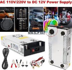 110V-120V / 220V-240V to 12VDC 600W 50 Amp Output Power Supply