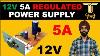 12v 5 Amp Power Supply 7812 2n3055 Power Supply Circuit Diagram Diy Electronics Projects