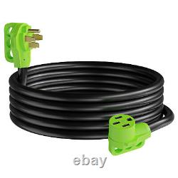 15ft 50 amp RV Extension Cord Power Supply Cable for Trailer Motorhome Camper