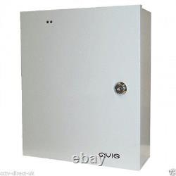 18 WAY BOX POWER SUPPLY UNIT (12V) 20AMP Lockable Metal Box