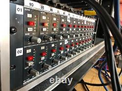 (24) SSL 4000 Series Mic Pre amps racked with power supply XLR IN/OUT