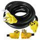 30 Foot 50 Amp Rv Extension Cord Power Supply Cable For Trailer Motorhome Camper