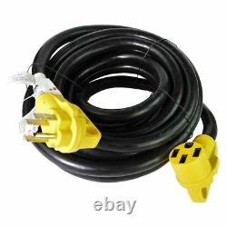 30 foot 50 amp RV Extension Cord Power Supply Cable for Trailer Motorhome Camper