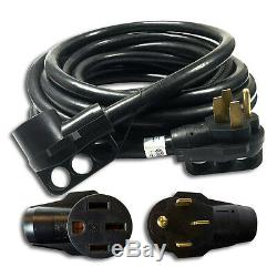 50 foot 50 amp 6 Gauge RV Extension Cord Power Supply Cable Trailer Motorhome