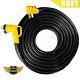 50 Foot 50 Amp Rv 90° Extension Cord Power Supply Cable Trailer Motorhome Camper