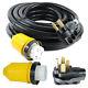 50 Foot 50 Amp Rv Extension Cord Twist Lock Power Supply Cable For Rv Trailer