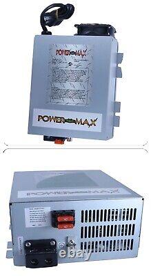 75 AMP PowerMax 220 VOLT AC to 12v DC power supply converter battery charger