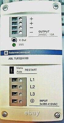 ABL 7UEQ24100 POWER SUPPLY 7A. 3 x 380-415VAC 50/60HZ 24VDC 10AMP TELEM