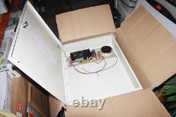 ALARMTRONIC -BOXED 10 amp 24v power supply Space for up to 27 amp/hr SLA batts