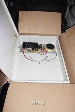 ALARMTRONIC -BOXED 10 amp 24v power supply Space for up to 27 amp/hr SLA batts