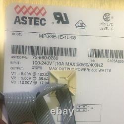 ASTEC MVP SERIES 600 Watt Power Supply MP6-3E-1E-1L-03 5V 120A 35A 12Volt 17Amp