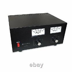 ASTRON Power Supply 35 Amp With Meters & Adjustable Volt Amp # VS-35M
