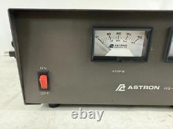 ASTRON RS-35M 35 AMP METERED POWER SUPPLY Great clean shape works