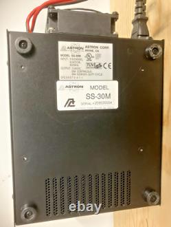 ASTRON SS-30M DUAL METER 13.8VDC 30AMP SWITCHING POWER SUPPLY WithANDERSON POWER