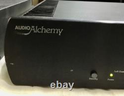 AUDIO ALCHEMY OVERTURE OM 150 Power Amp w PSU 150 Power Supply. Tested