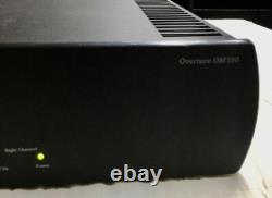 AUDIO ALCHEMY OVERTURE OM 150 Power Amp w PSU 150 Power Supply. Tested