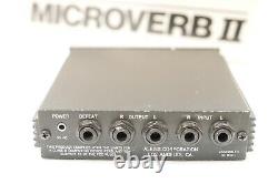 Alesis MicroVerb II Reverb in Original Box with Power Supply Tested Cleaned Works