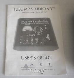 Art TUBE MP STUDIO V3 Microphone Pre-amp Good Condition, Power supply