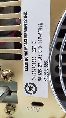 Astex Ecr Power Supply 27 V 185 Amps, 004731063 Rev. B Ems 27-185-8-d-10t-0697a