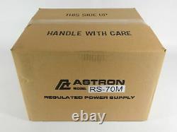 Astron RS-70M Ham Radio 70 Amp Metered Power Supply (new in factory sealed box)