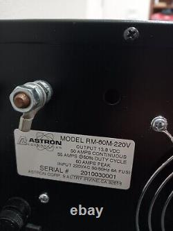 Astron Rm60M Astron Rm60M 60 Amp Rack Mount Metered Linear Power Supply 220v