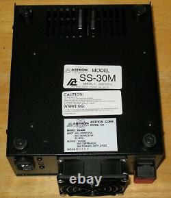 Astron SS-30M Switching Power Supply 13.8V withVolt and Amp Meters