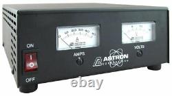 Astron SS-50M Compact Table Top 50 Amp Regulated DC Power Supply withAnalog Meters