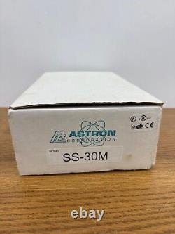 Astron Ss-30m Dual Meter 13.8vdc 30amp Switching Power Supply