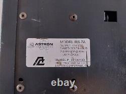 Astron rs-7a linear power supply 13.8 vdc 7 amps