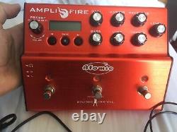 Atomic AmpliFIRE Amp Sim And Multi-FX Pedal, lead and multi pedal power supply