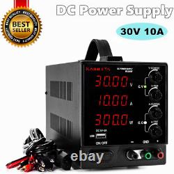 Authentic kaiweets DC Power Supply Variable, 4 digital LCD display (0-30V/0-10A)