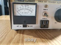 B&K Precision Model 1653 ISOLATED Variable AC Power Supply 0-150VAC @ 2 AMPS