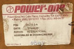 Bel Power Solutions Model No. Hc15-3-a Power One Linear Power Supply 3amp 15vdc