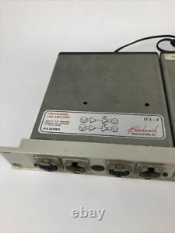Benchmark IFA -4 Amplifier IFA-1 Interface amp PS-11 Power Supply Module Bundle