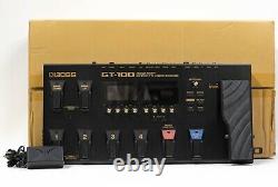 Boss GT-100 Guitar Multi Effects / Amp Processor Effect Pedal with Power Supply
