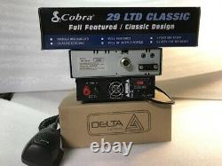 COBRA 29 LTD CLASSIC CB RADIO PACKAGE PEAKED/TUNED With DPS10 10 AMP POWER SUPPLY