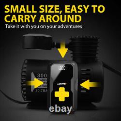 Car Starting Power Supply Inflatable Pump 4-In-1 Portable Jump Starter 11200MAH