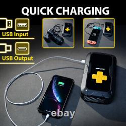 Car Starting Power Supply Inflatable Pump 4-In-1 Portable Jump Starter 11200MAH
