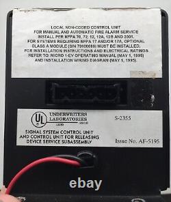 Chemetron 7-010-0502 Fire Systems Power Supply Charger 4 Amp