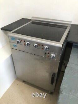 Commercial 4 burner electric range oven 13 amp'Plug In' power supply