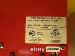 Control Concepts 3ph 480v 160 amp SCR Controller 3629C-V-480V-160A-0/20MA-IL168