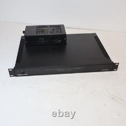 Crestron 3 Channel 80W Amp QMI-AMP3X80SR with Power Supply CNPWSI-75 & Rack Mount