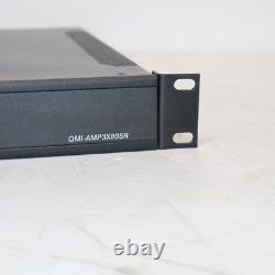 Crestron 3 Channel 80W Amp QMI-AMP3X80SR with Power Supply CNPWSI-75 & Rack Mount