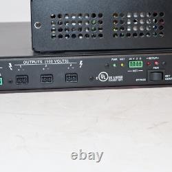 Crestron 3 Channel 80W Amp QMI-AMP3X80SR with Power Supply CNPWSI-75 & Rack Mount