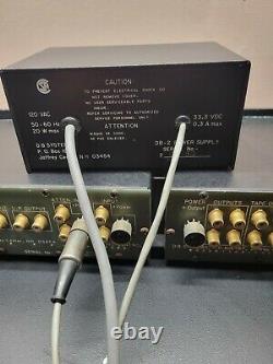 DB Systems DB-1 preamp, Tone Control, DB-2 Power Supply, and DB-6A and DB-6M amps