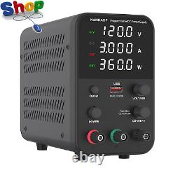 DC Power Supply (0 120V, 0 3A) Adjustable, Switching Power Supply