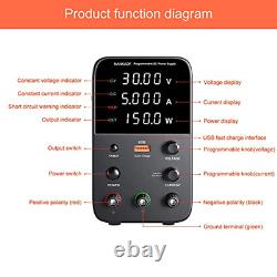 DC Power Supply (0 30V, 0 5A) Adjustable, Switching Power Supply