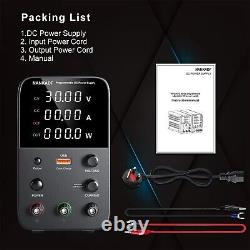 DC Power Supply (0-60V, 0-5A) Adjustable, Switching Power Supply, Mini High Preci