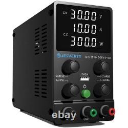 DC Power Supply Variable 0-30V 0-10A Adjustable Switching DC Regulated Bench